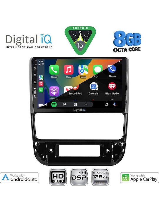 Digital IQ Car Audio System for Peugeot 406 1998-2004 Bluetooth USB WiFi GPS Apple CarPlay Android Auto with 9" Touch Screen