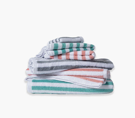 Nef-Nef Homeware Πετσέτα Χεριών Casual 30x50εκ. Pink Βάρους 550gr/m²