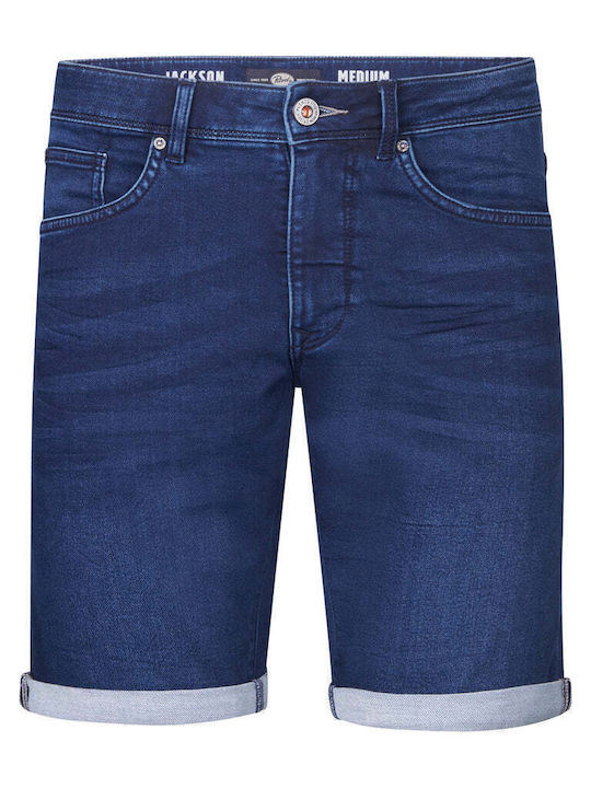 Men's Denim Bermuda Shorts Dark Stone
