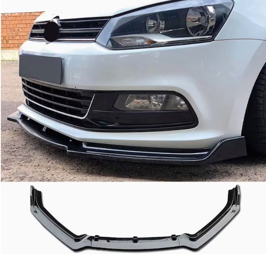 Lip Spoiler Πλαστικό Μαύρο Γυαλιστερό Vw Polo 2009-2017