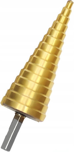 Set 3 Burghie Conice HSS Din Titan Pentru Metal