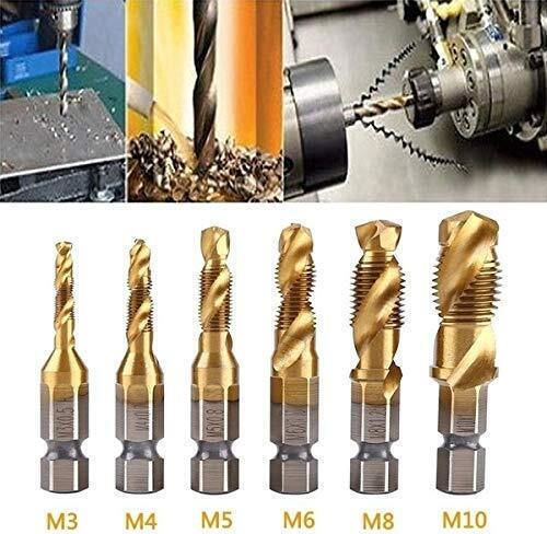 Burghiu HSS cu Cap de Foraj Hexagon Pentru Metal și Lemn 0.5mm / 53mm / 0.7mm / 0.8mm / 55mm / 1.25mm / 57mm / 1.5mm