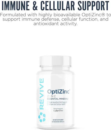 Revive MD Optizinc 60 φυτικές κάψουλες