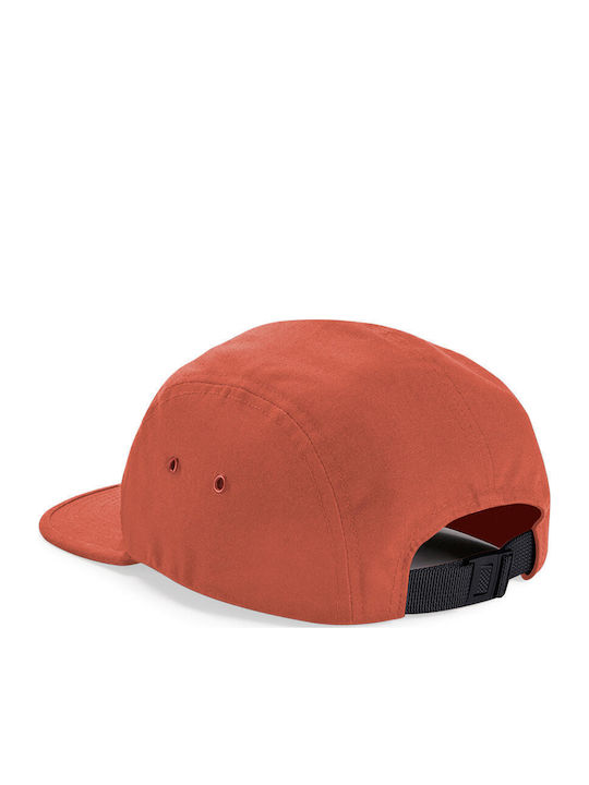 Canvas 5 Panel Cap Beechfield B654 Terracotta
