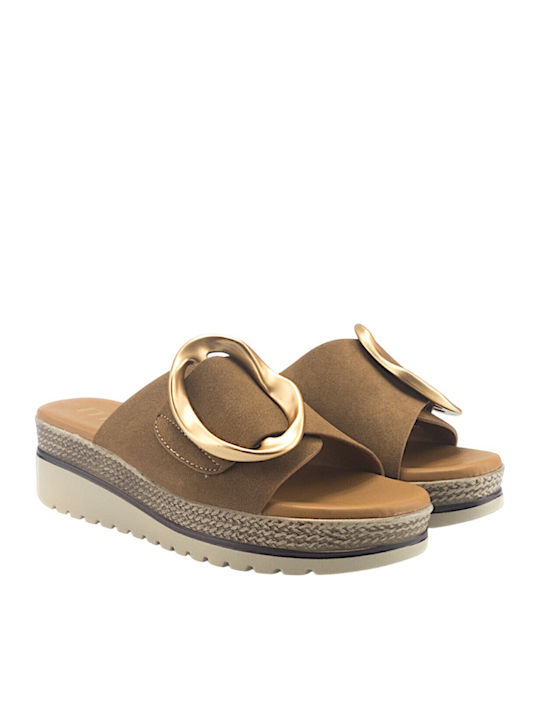 Sommer Damenplattformen Beige