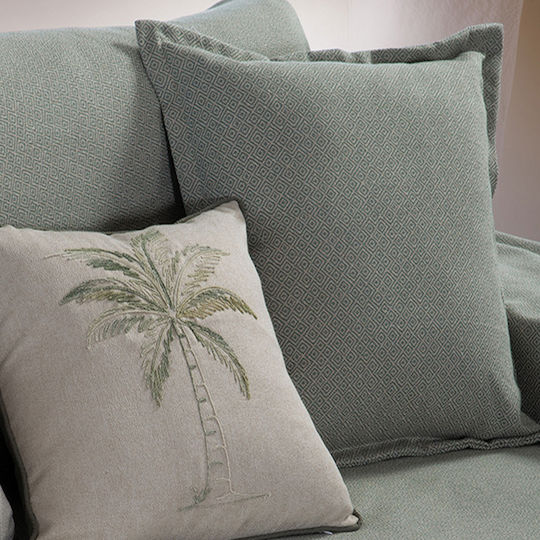 Nef-Nef Homeware Μαξιλάρι Καναπέ Loen Green 50x50εκ.