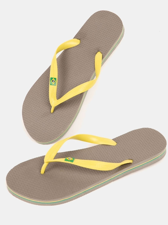 Herren Flip Flops Gelbe