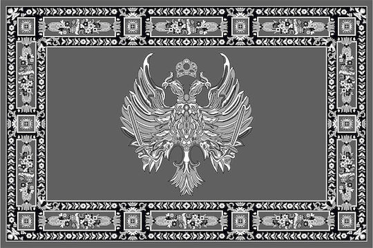 Isexan 1000 Orthodoxia Аνοιχти Крила Църковен Килим 80x80см 40-8000-1000