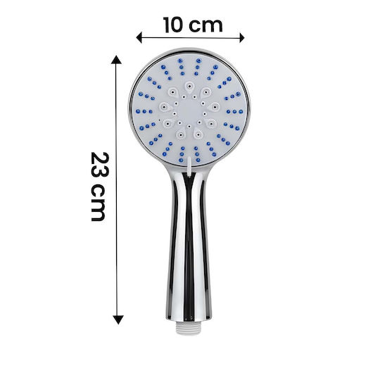 Avizar Multi-jet Shower Head 1.5m Hose Wall Mount White