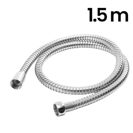 Avizar Multi-jet Shower Head 1.5m Hose Wall Mount White