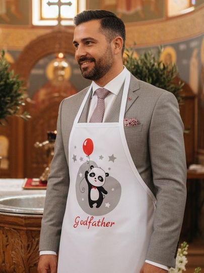 Bonjour Bebe Pate Schürze Panda Ballon