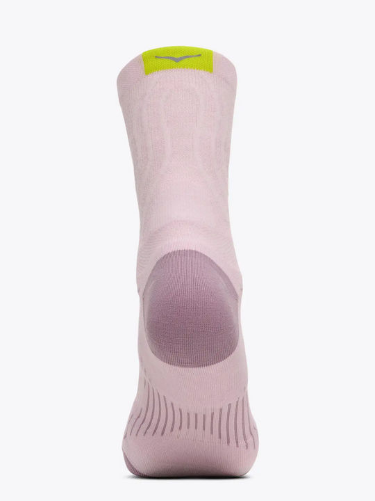 HOKA Running Socks Pink 1 Pair