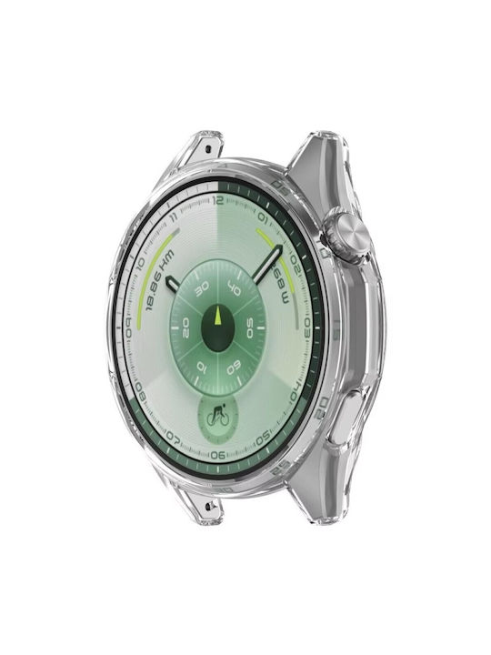 Θήκη Σιλικόνης σε Διάφανο χρώμα για Huawei Watch Gt 6 46mm Θήκη Σιλικόνης σε Διάφανο χρώμα για Huawei Watch Gt 6 46mm