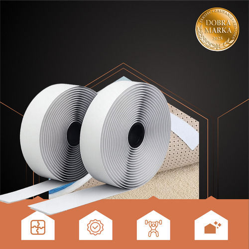 Adhesive Hook & Loop Tape White 5m 5949143236417