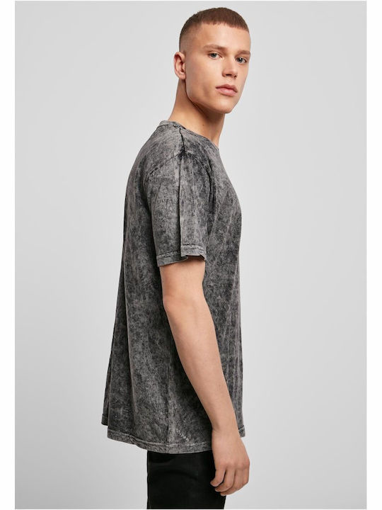 T-Shirt Dunkelgrau Weiß