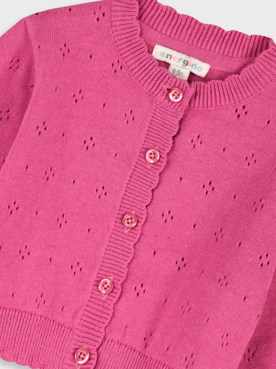 Kids Cardigan Fuchsia