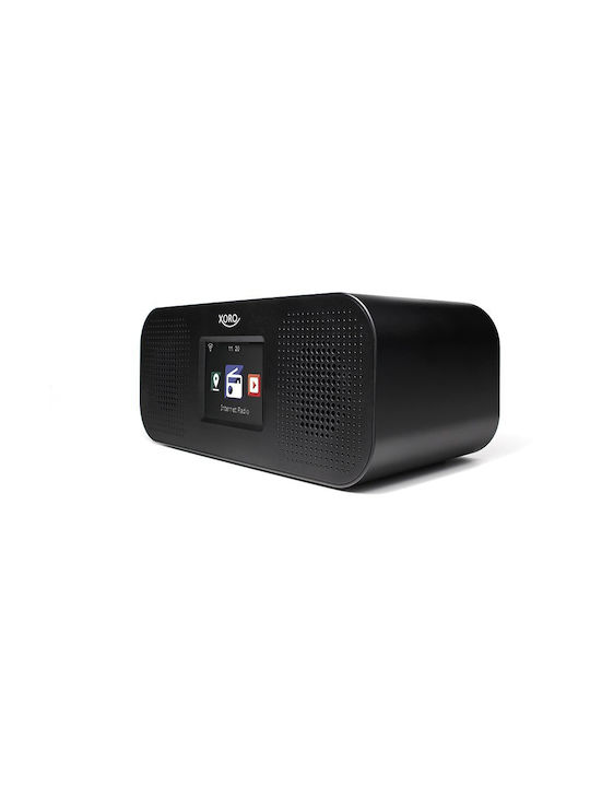 Xoro Xoro Digital Tischuhr mit Wecker und Tischradio Schwarz