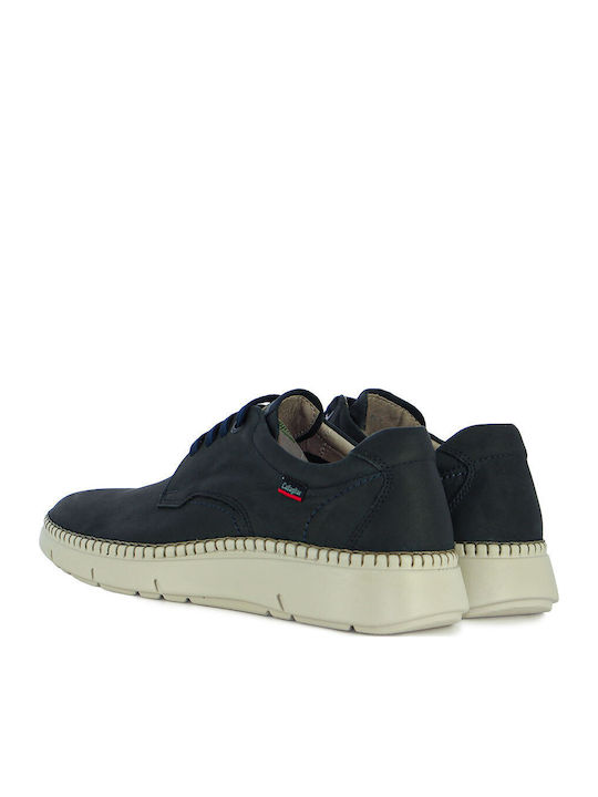 Men's Leather Casual Shoes Blue