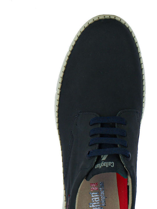 Men's Leather Casual Shoes Blue