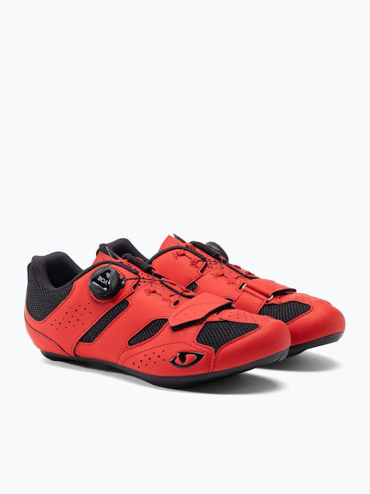 Giro Men's Low Road Cycling Shoes Red