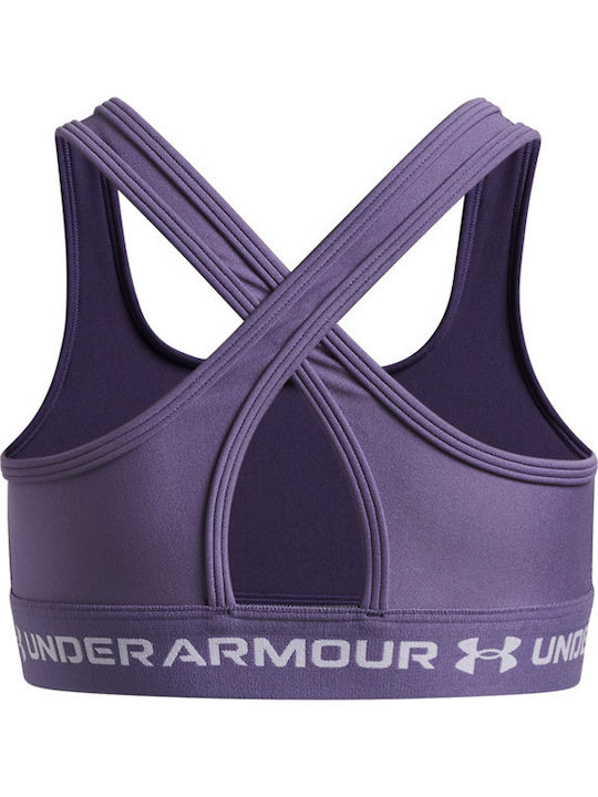 Under Armour Crossback Kids Bustier Purple Luxe/White