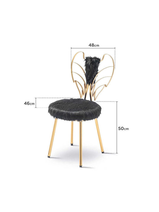 Angel Dressing Chair With Elegant Design White 48x50cm