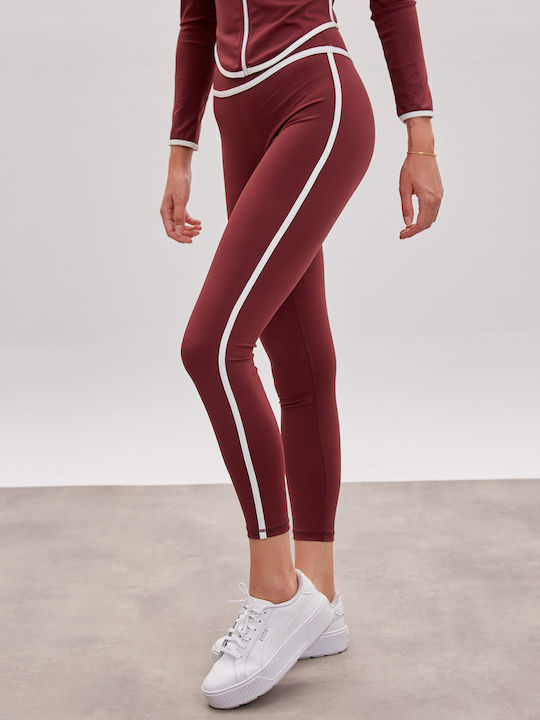 Damen Leggings Berry Wine