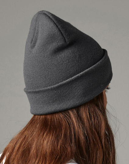 Beanie Unisex Strickmütze in Grau Farbe