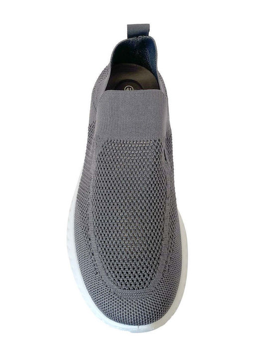 Slip-On-uri Pentru Bărbați Din Material Gri