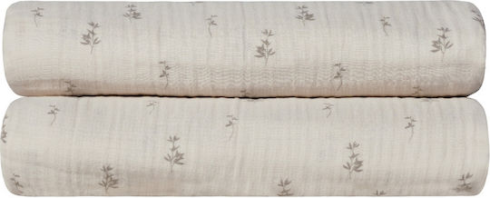 Kentia Luma Decke Mousseline Halbdoppelt 180x240cm Ecru