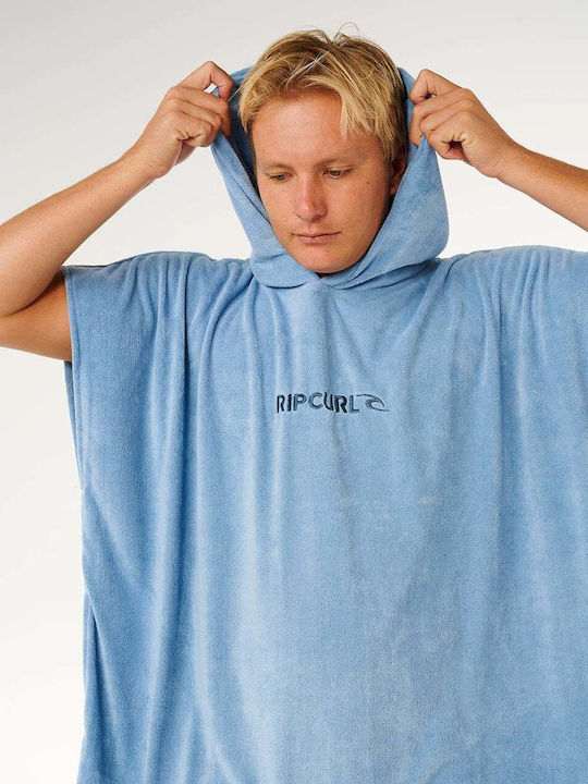 Rip Curl Kapuzentuch Strandponcho Blau