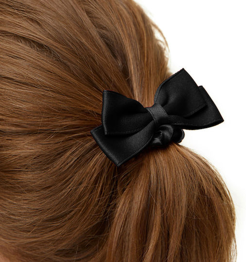 Avizar Haargummis Elegante Haare Im Samt Schleifen Trend Schwarz