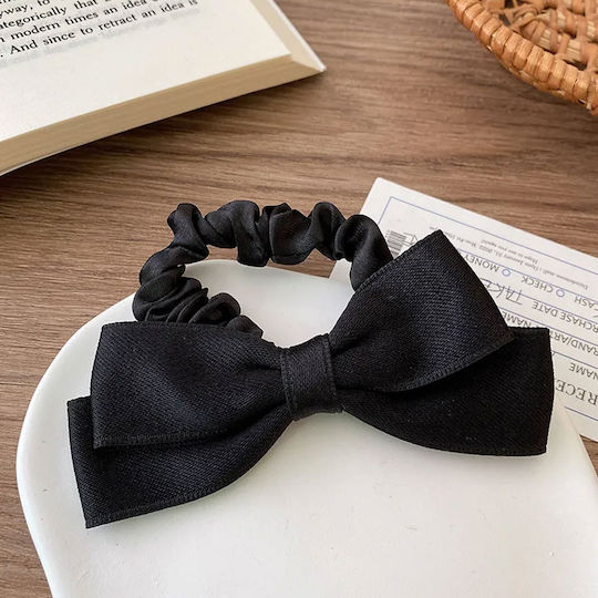 Avizar Haargummis Elegante Haare Im Samt Schleifen Trend Schwarz