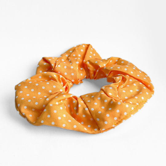 Avizar Classic Sweet Cotton Hair Retro Chic Orange Polka Dot Orange