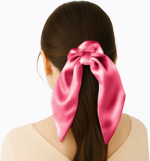 Avizar Haargummis Kurzes Haarband Aus Samt Schmetterling Elegant Fuchsie