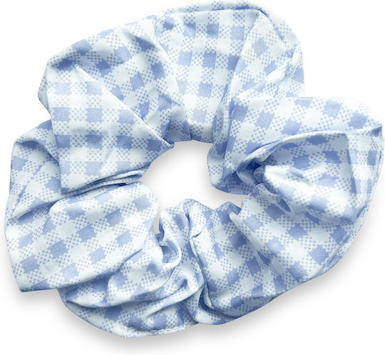 Avizar Classic Scrunchie Vichy Cotton Hair Vintage Mauve Light Purple