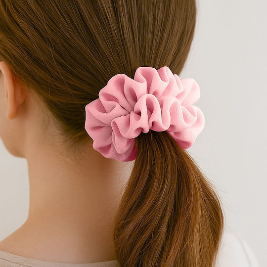 Avizar Scrunchie Maxi Hair In Muslin Vaporous Casual Pink Pink