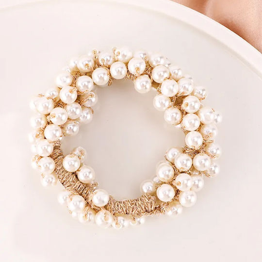 Avizar Elastic Hair Brilliant Beads Glamor White White