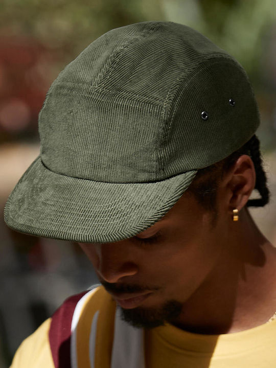 Earthaware Organic Cord Camper Cap Beechfield B679 Forest Night