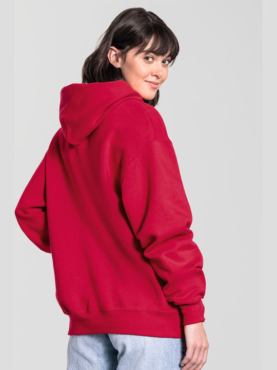Fruit of the Loom Unisex Διαφημιστικό Φούτερ Μακρυμάνικο Red Fruit of the Loom Unisex Διαφημιστικό Φούτερ Μακρυμάνικο Red