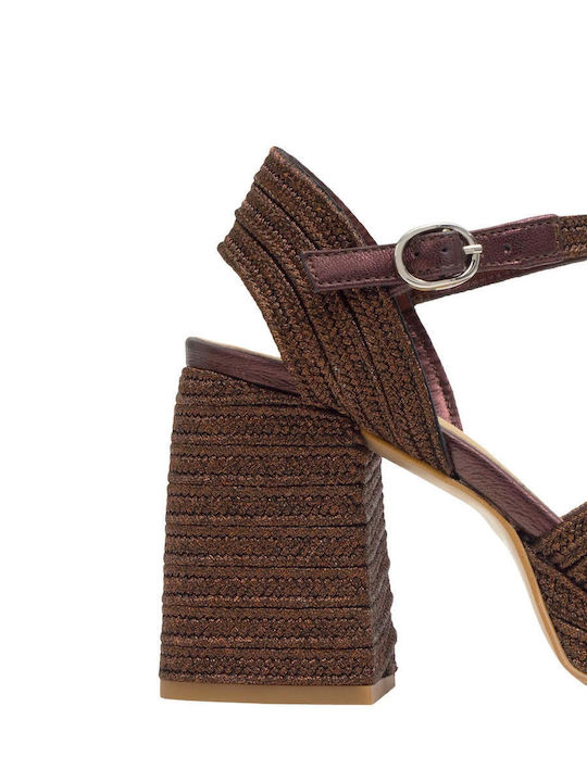 Leder Sandalen Braun