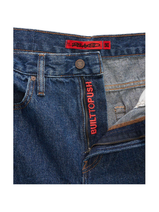Worker Relaxed Ανδρικό Παντελόνι Τζιν με Relaxed Tapered Εφαρμογή Μπλε