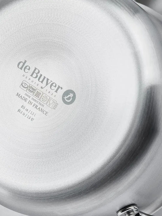 De Buyer Βαθιά Ανοξείδωτη Κατσαρόλα 1.5lt / 16cm