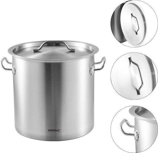 KING Hoff Rostfreier Stahl Töpfe Marmite 50lt / 40cm