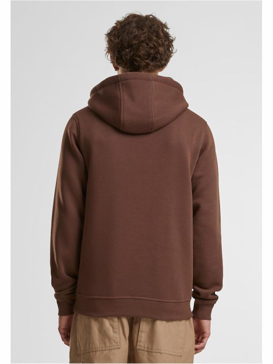 Build Your Brand Men's Promotional Long Sleeve Sweatshirt In Brown Colour