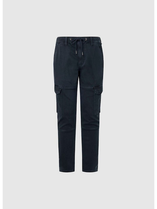 E1 Drop 2b Jared Herren Jeanshosen Cargo Elastisch mit Entspannt Verjüngt Anwendung Blau