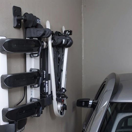 Suport De Perete Pentru Depozitare Bicicletă Auto Rack Zola Agățător Lungime 14,5 Cm Accesorii Montaj Incluse 17 X 12 X 2 Cm Negru