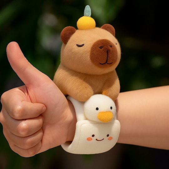 Lean Toys Jucărie de Plus Goose Cu Capybara