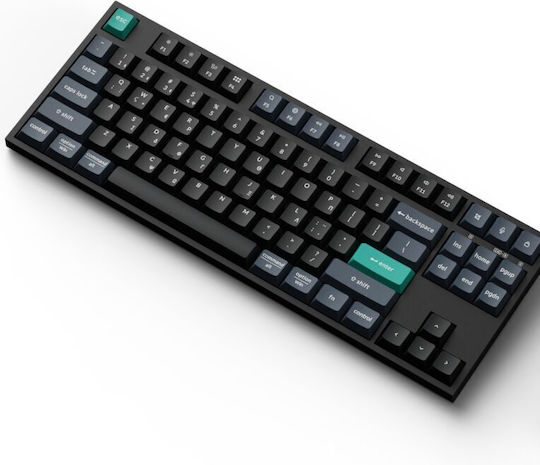 Keychron B33 B33-K9-GR Ασύρματο Bluetooth Πληκτρολόγιο Ελληνικό Συμβατό με Mac Deep Black