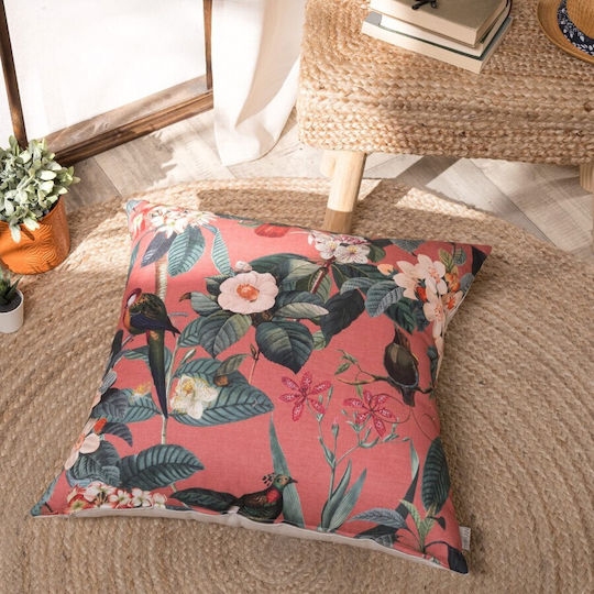 Teoran Teoran Decorative Pillow Case 100% Cotton Multicolour 50x50cm